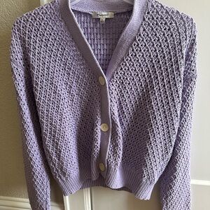Madewell size XS purple cardigan